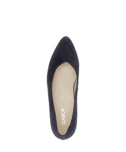 Load image into Gallery viewer, Gabor Navy Suede Pump|301501001
