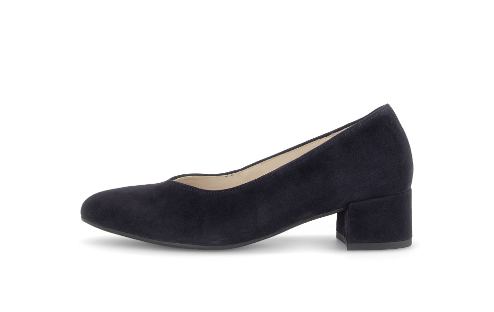 Gabor Navy Suede Pump|301501001