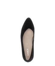Load image into Gallery viewer, Gabor Black Suede Pump|301501002
