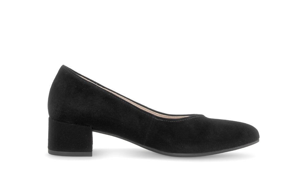 Gabor Black Suede Pump|301501002