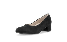 Load image into Gallery viewer, Gabor Black Suede Pump|301501002
