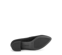 Load image into Gallery viewer, Gabor Black Suede Pump|301501002
