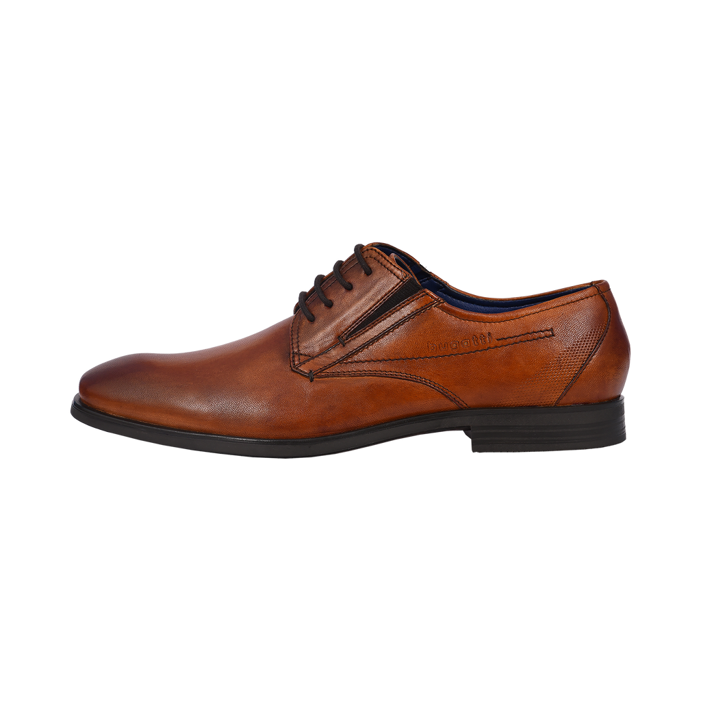 Bugatti Brown Leather Business Shoe| 311196056C