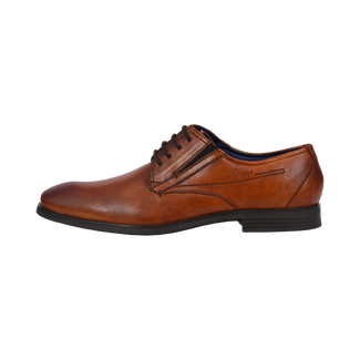 Bugatti Brown Leather Business Shoe| 311196056C