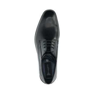 Bugatti Black Leather Business Shoe|311196081B