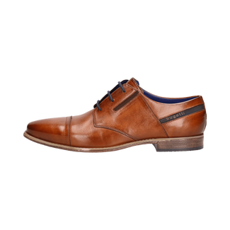 Bugatti Cognac Business Laced Shoe|31196010CO