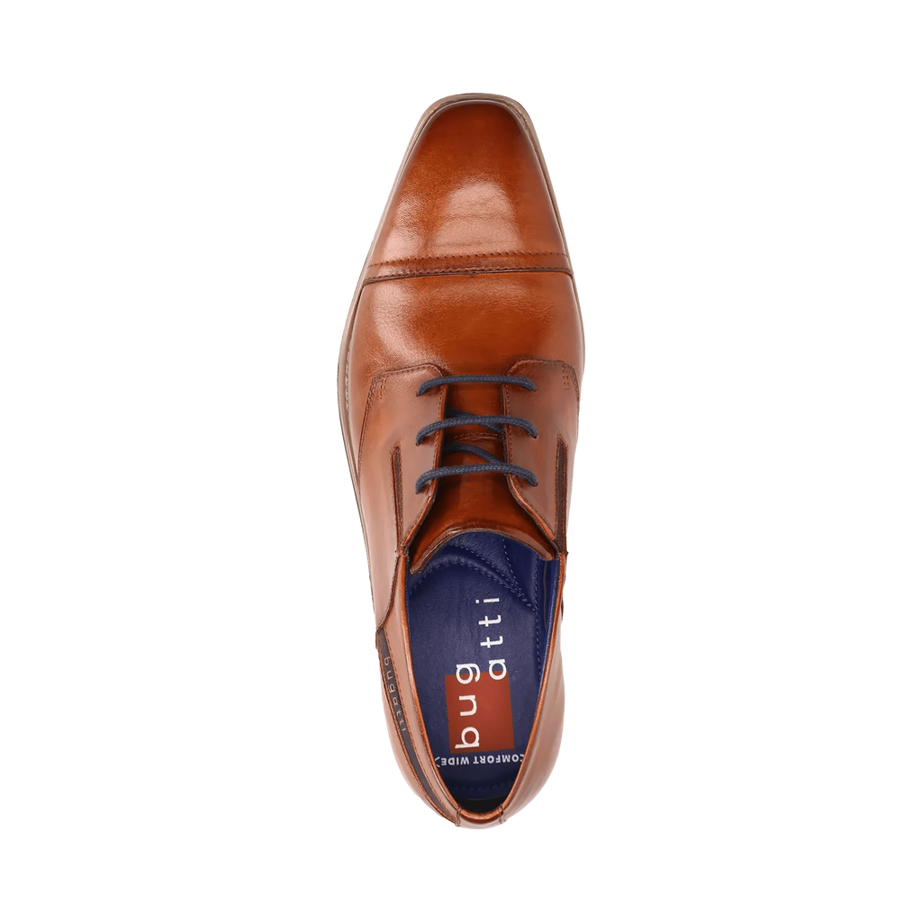 Bugatti Cognac Business Laced Shoe|31196010CO