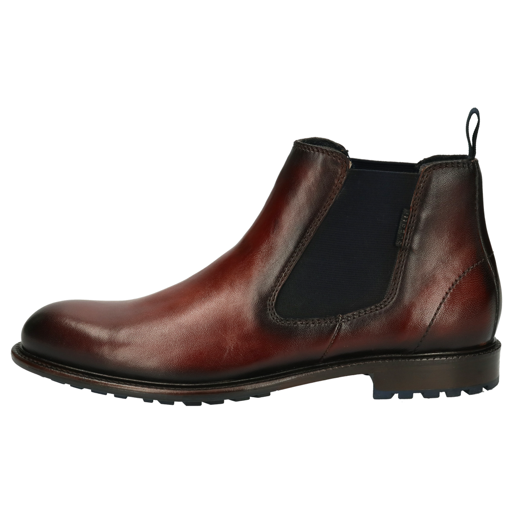 Bugatti Dark Brown Leather Ankle Boot|311A0A326B