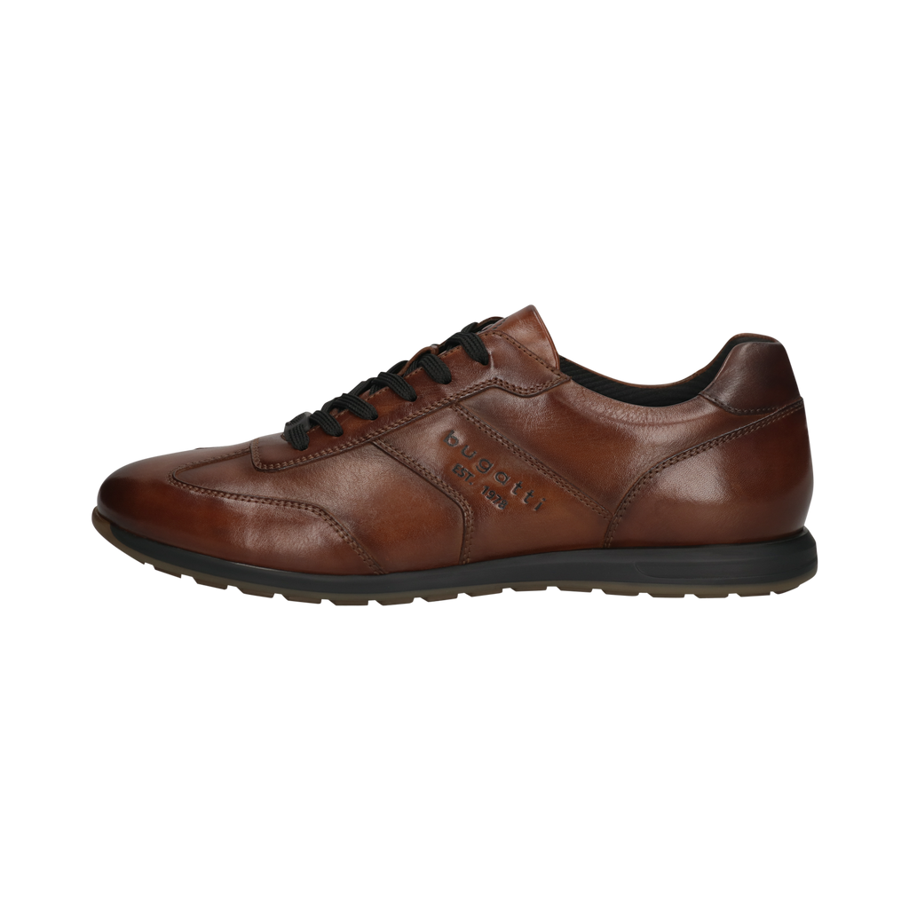 Bugatti Dark Brown Leather Trainer|311A9Q1463