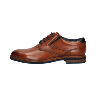 Bugatti Brown Leather Business Shoes|311AES016C