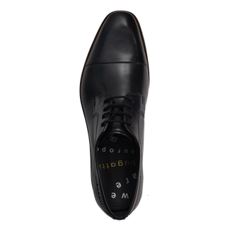 Bugatti Navy Leather Business Shoe|3127520241