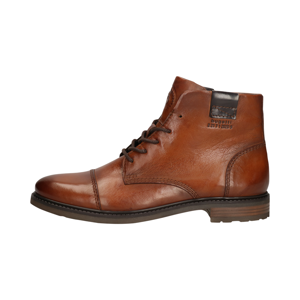 Bugatti Tan Leather Ankle Boot |3159573E63
