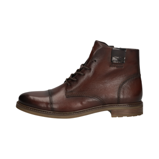 Bugatti Dark Brown Leather Ankle Boot|3159573E64