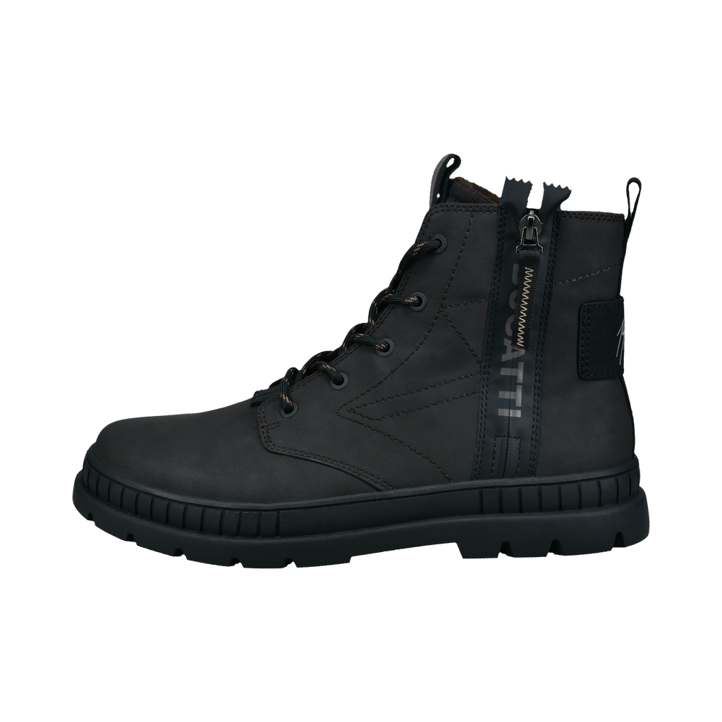 Bugatti Dark Brown Suede Ankle Boot|321AGB516B