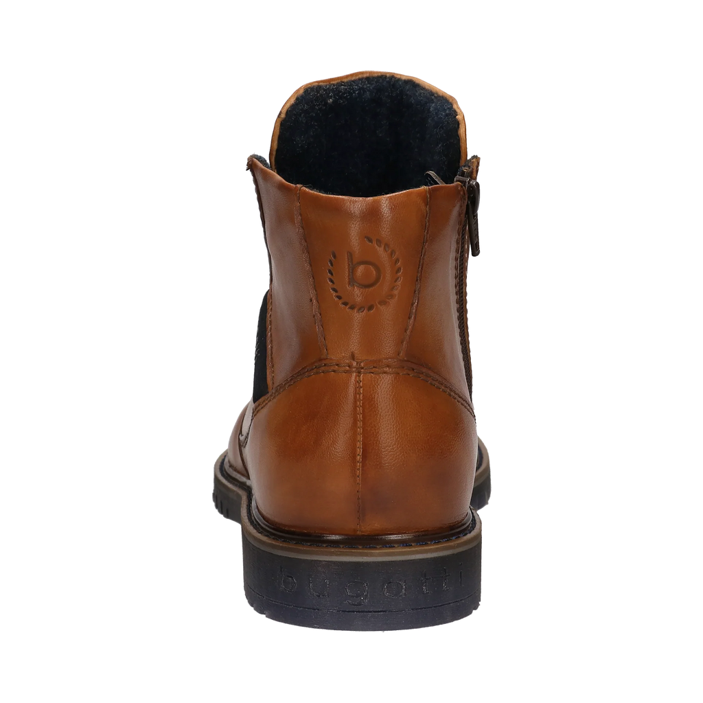 Bugatti Cognac Laced Ankle Boot|3318373ACO