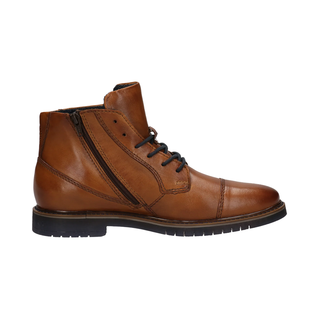 Bugatti Cognac Laced Ankle Boot|3318373ACO