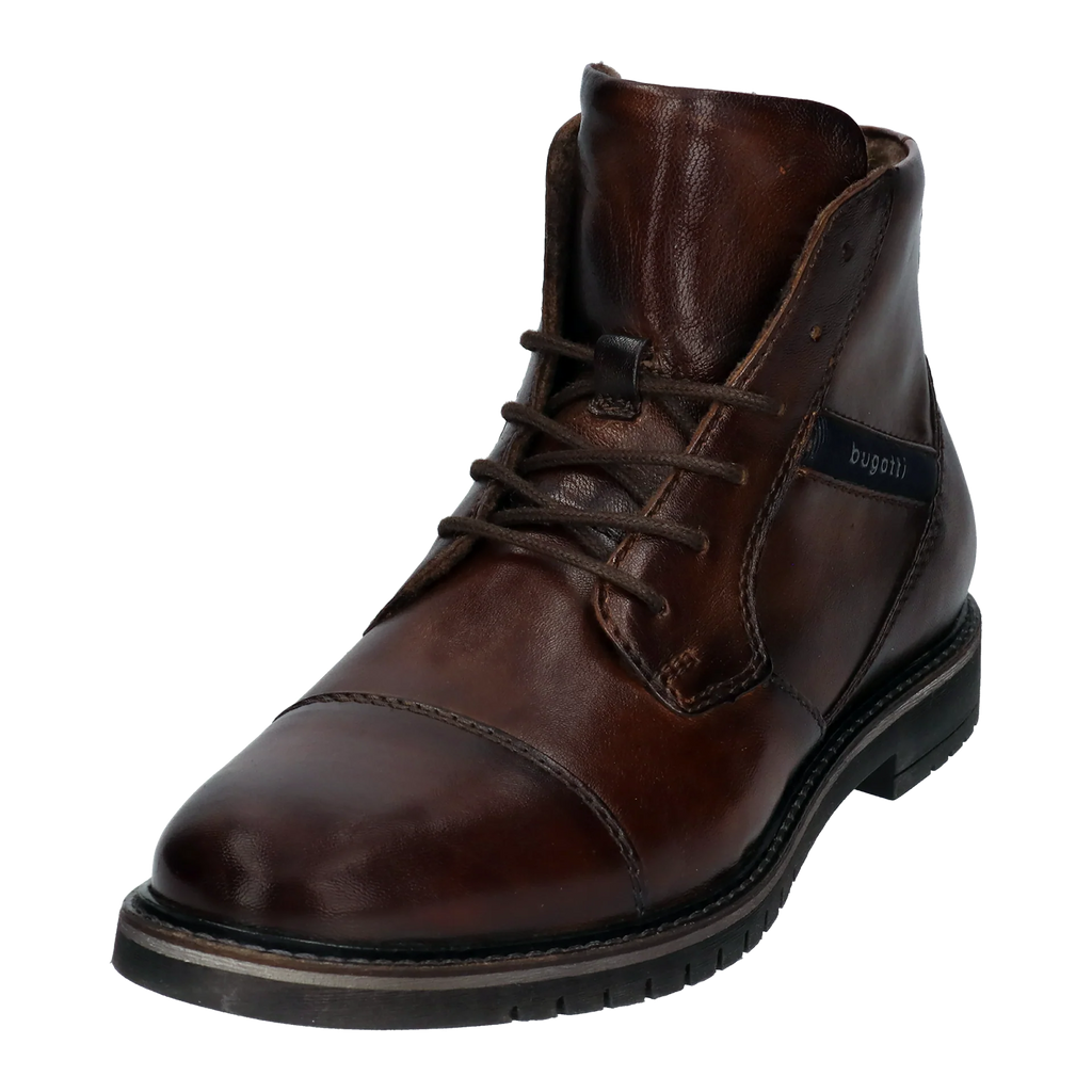 Bugatti Dark Brown Laced Ankle Boot|3318373AMB