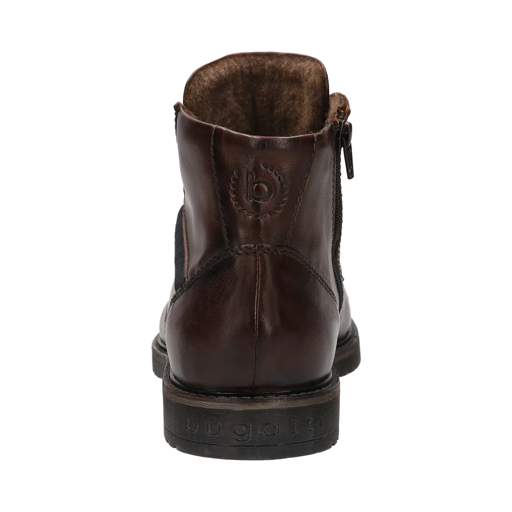 Bugatti Dark Brown Laced Ankle Boot|3318373AMB