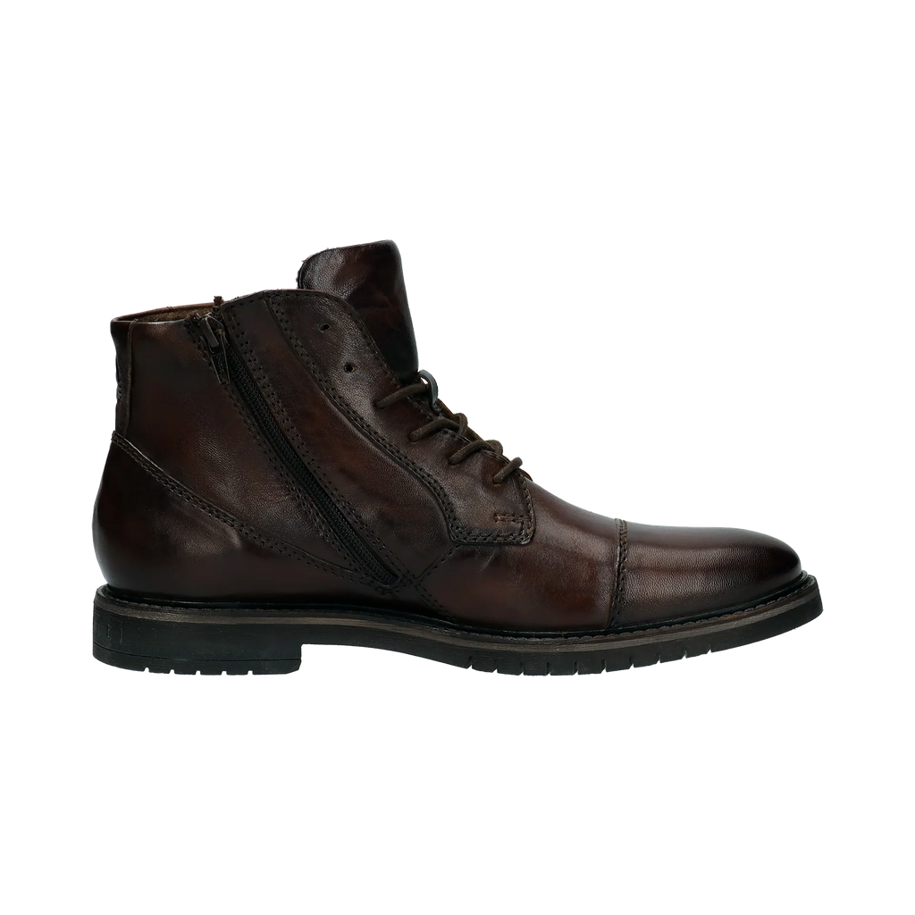 Bugatti Dark Brown Laced Ankle Boot|3318373AMB