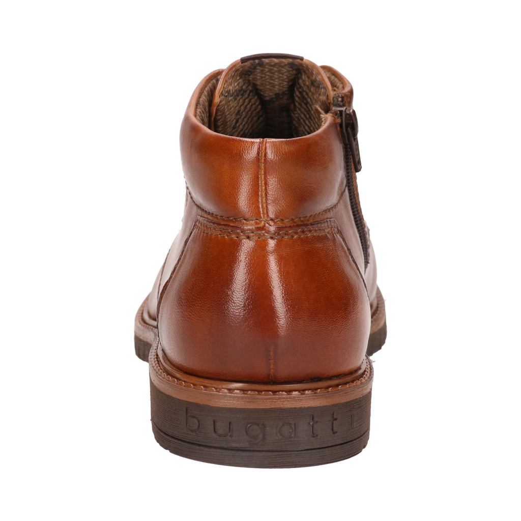 Bugatti Tan Laced Ankle Boot|3318373ECO