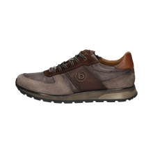 Load image into Gallery viewer, Bugatti Grey &amp; Tan Leather Trainer|331APA0415
