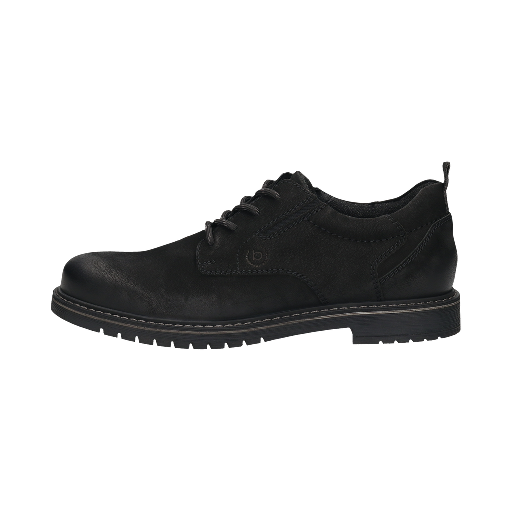 Bugatti Black Suede laced Shoe|331AU10110