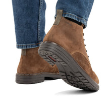 Load image into Gallery viewer, Rieker Wide Fit Brown Suede Ankle Boot|3310622
