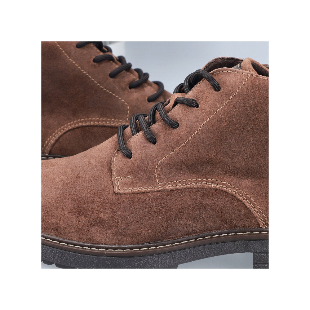 Rieker Wide Fit Brown Suede Ankle Boot|3310622