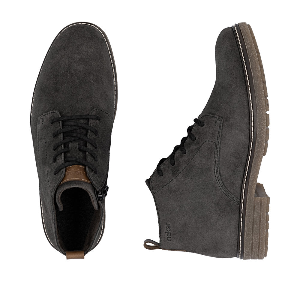 Rieker Wide Fit Dark Grey Ankle Boot|3310645G