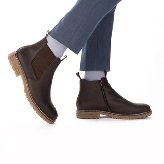 Rieker Dark Brown Chelsea Boot|3318027