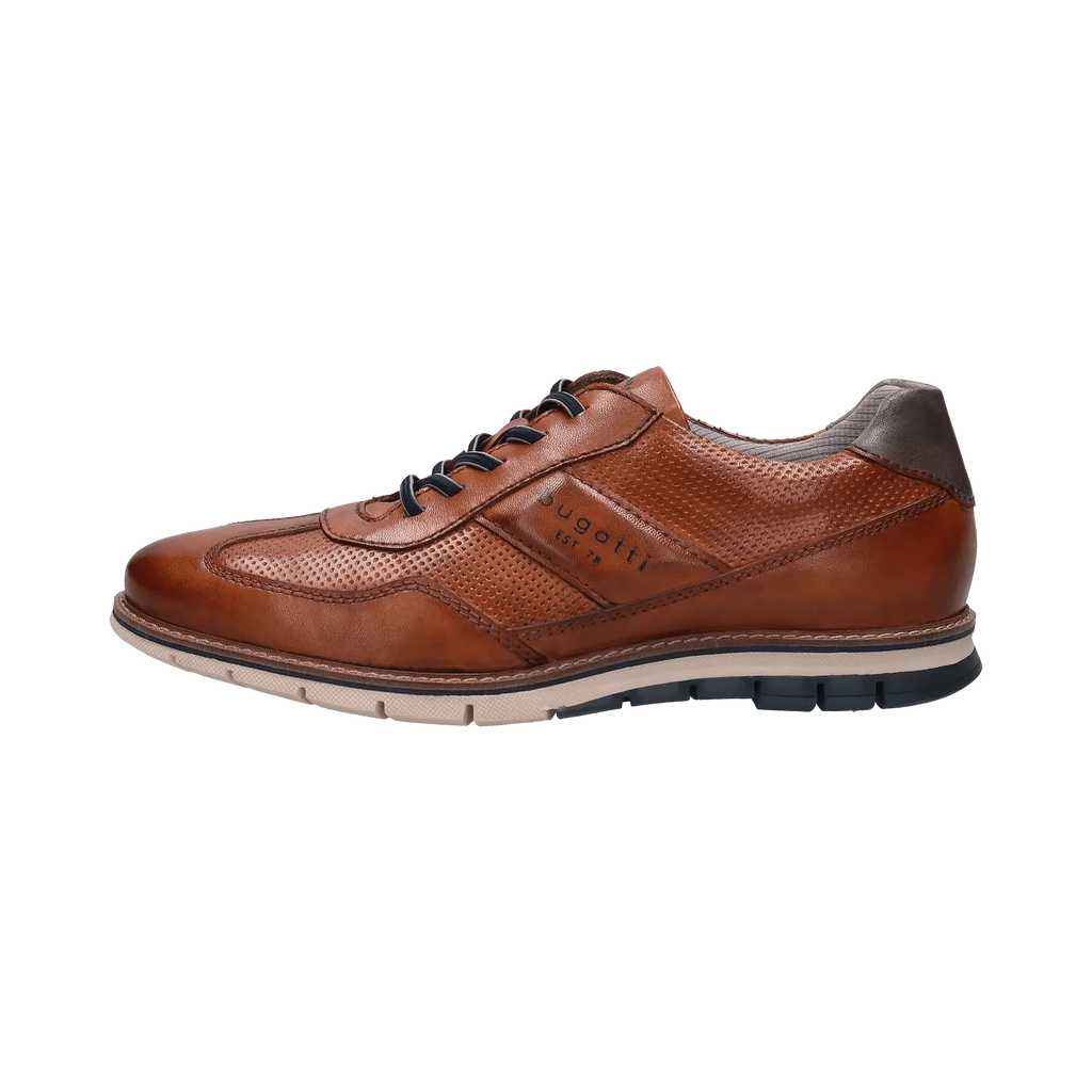 Bugatti Cognac Laced Trainer|3329711COG