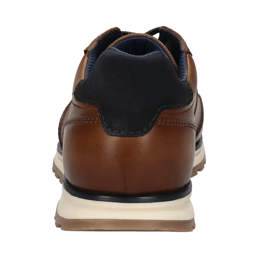 Bugatti Brown Leather Trainer|335A021PCO