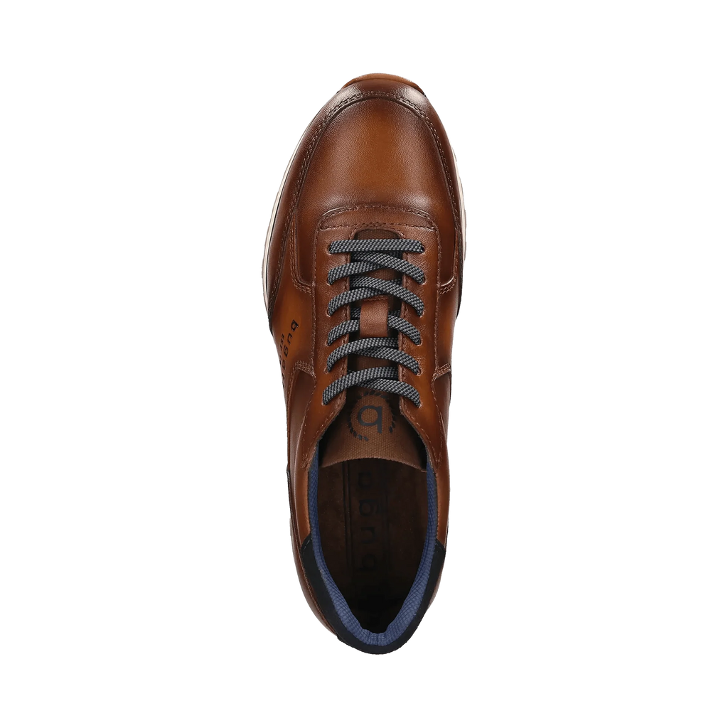 Bugatti Brown Leather Trainer|335A021PCO