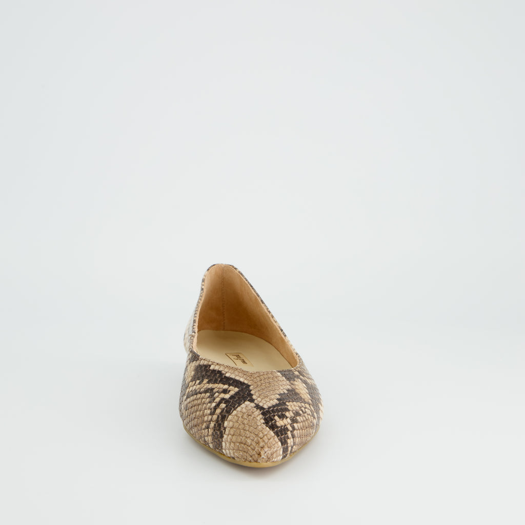 Paul Green Leather Snake Print Pump |3772209