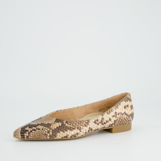 Paul Green Leather Snake Print Pump |3772209