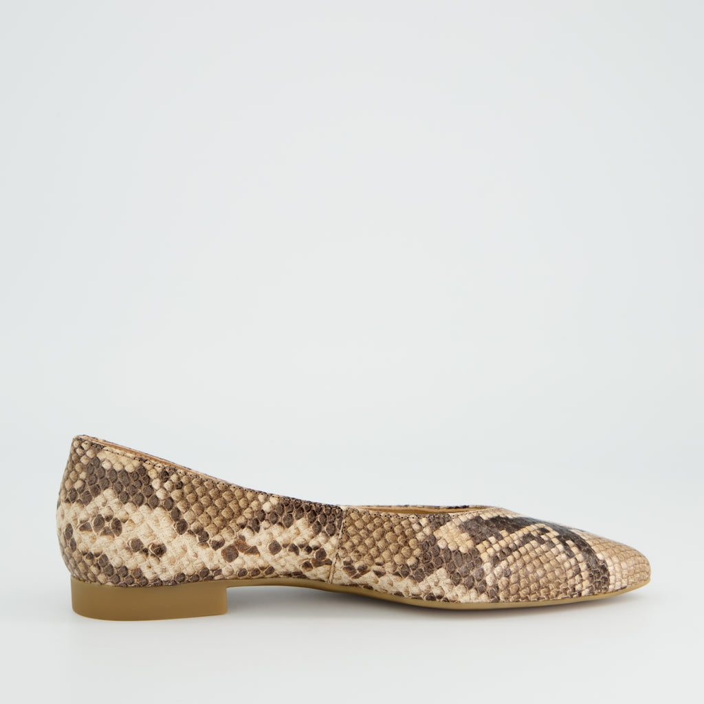 Paul Green Leather Snake Print Pump |3772209