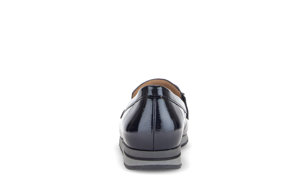 Gabor Navy Patent Loafer|400401004
