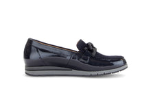 Load image into Gallery viewer, Gabor Navy Patent Loafer|400401004
