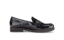 Load image into Gallery viewer, Gabor Black Patent and Suede Loafer|400501002

