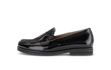 Load image into Gallery viewer, Gabor Black patent and Leo Print Loafer|400501008
