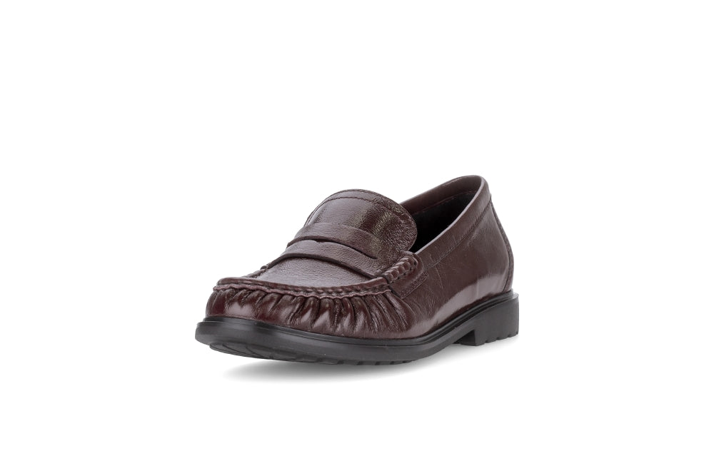 Gabor Burgundy Leather Loafer|400901002