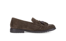 Load image into Gallery viewer, Gabor Brown Suede Tassel Loafer|400902003
