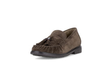 Load image into Gallery viewer, Gabor Brown Suede Tassel Loafer|400902003
