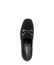 Load image into Gallery viewer, Gabor Black Suede Shoe|401202001
