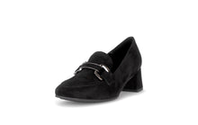 Load image into Gallery viewer, Gabor Black Suede Shoe|401202001
