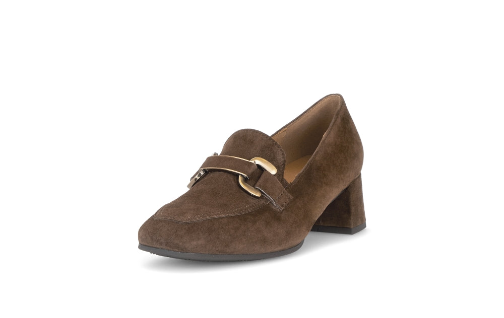 Gabor Brown Suede Shoe|401202004