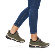 Load image into Gallery viewer, Rieker Green Comfort Trainer|4597354

