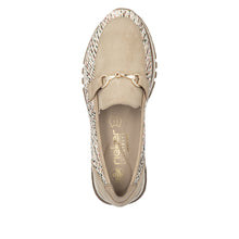Load image into Gallery viewer, Rieker Multi Beige Comfort Wide Fit Loafer|4904262
