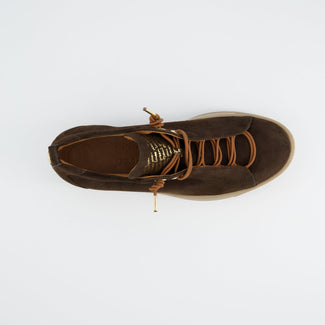 Paul Green Brown Nubuck Super Soft Trainer|5017448