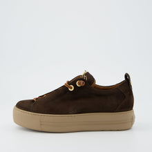 Load image into Gallery viewer, Paul Green Brown Nubuck Super Soft Trainer|5017448
